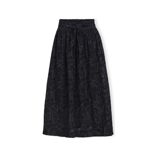 Gonna Bodie Skirt - Black/Denim Blue - Object - Modalova