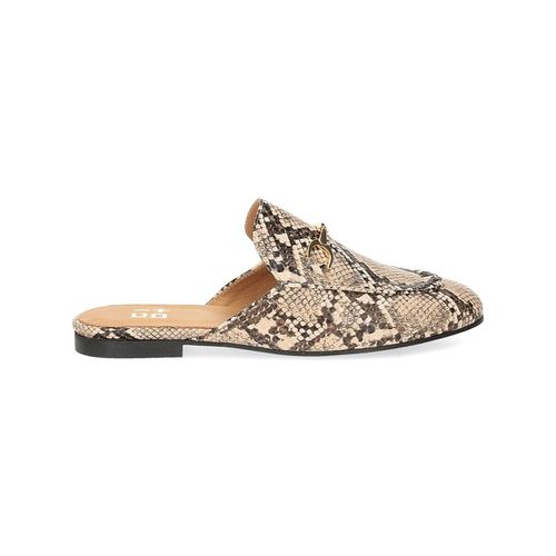 Scarpe Gio+ Sabot NINA50 pitone camel - Gio + - Modalova