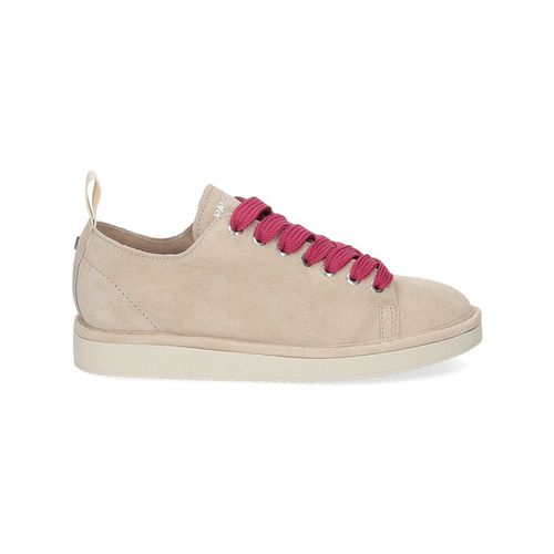 Sneakers P01W011 Lace-up shoe suede powder pink pansy - Panchic - Modalova