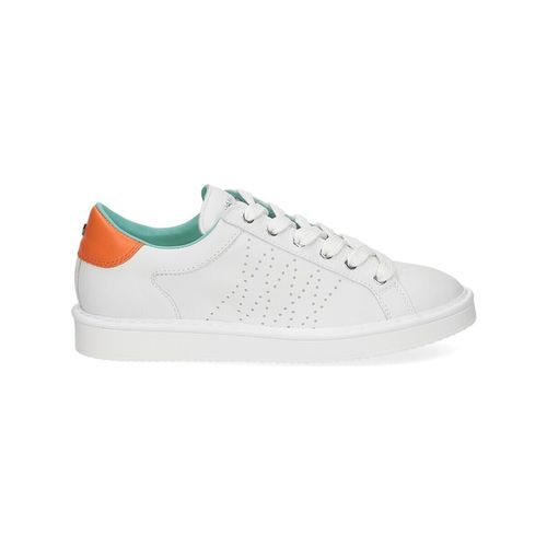 Sneakers P01M013 Lace-up leather white orange - Panchic - Modalova