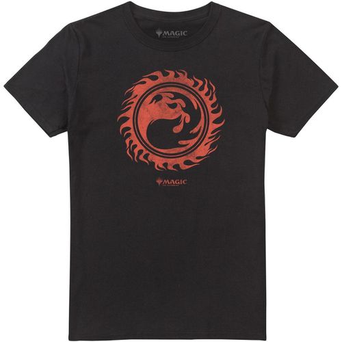 T-shirts a maniche lunghe Fire Mana - Magic The Gathering - Modalova