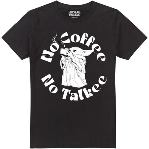 T-shirts a maniche lunghe No Coffee No Talkie - Star Wars Mandalorian - Modalova