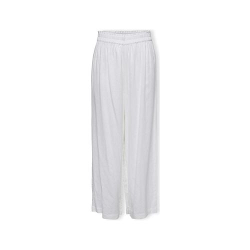 Pantaloni Noos Tokyo Linen Trousers - Bright White - Only - Modalova