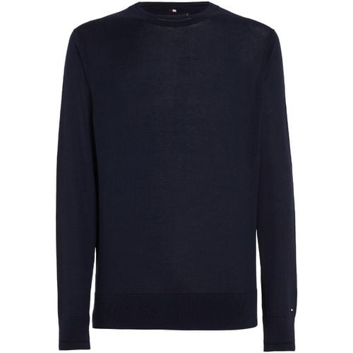 Maglione Maglia girocollo blu navy - Tommy hilfiger - Modalova