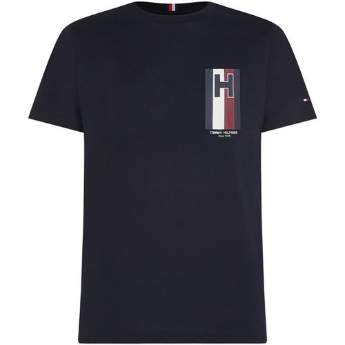 T-shirt & Polo T-shirt slim fit in jersey con logo - Tommy hilfiger - Modalova