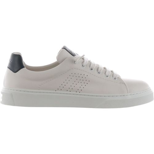 Sneakers Sneaker in pelle con tallone a contrasto - Frau - Modalova