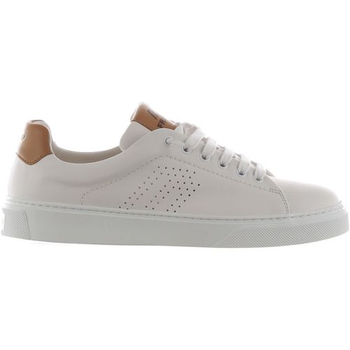 Sneakers Sneaker in pelle con tallone a contrasto bianco cuoio - Frau - Modalova