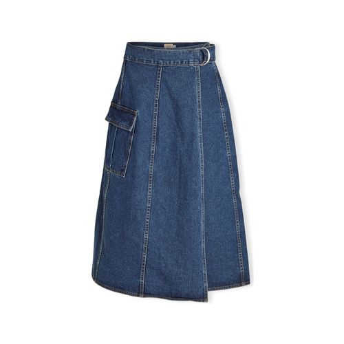 Gonna Norma Skirt - Medium Blue Denim - Vila - Modalova