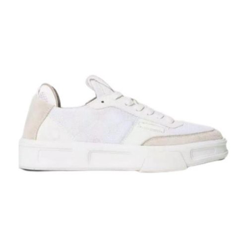 Sneakers Sneaker in pelle bianca logata - Twin set - Modalova