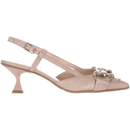 Scarpe Décolleté slingback in pelle con tacco midi - Bruglia - Modalova