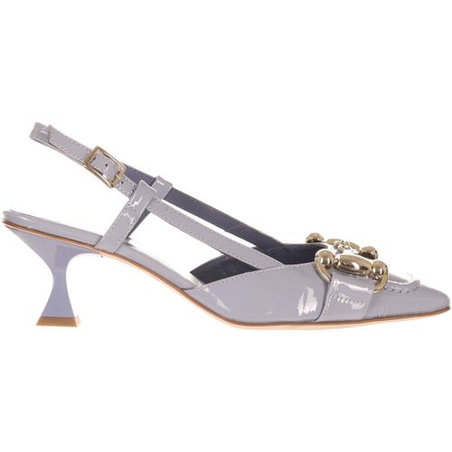 Scarpe Décolleté slingback in vernice con tacco midi - Bruglia - Modalova