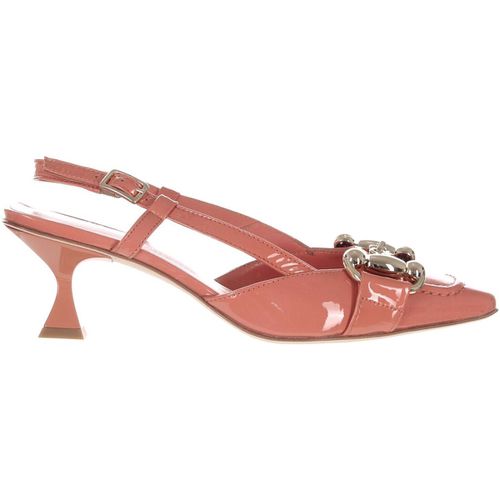 Scarpe Décolleté slingback in vernice con tacco midi - Bruglia - Modalova