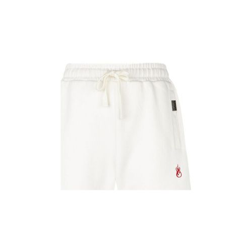 Jeans Shorts Bianchi Con Stampa - Vision Of Super - Modalova