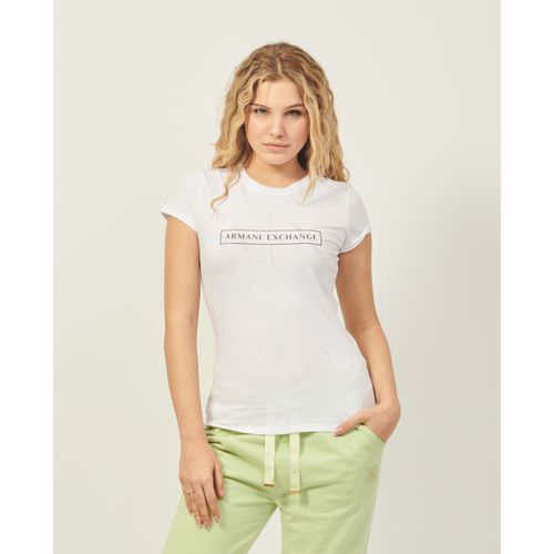 T-shirt & Polo T-shirt slim fit in cotone organico - EAX - Modalova