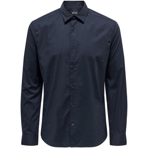 Camicia a maniche lunghe ONSANDY SLIM EASY IRON POPLIN SHIRT NOOS - Only & Sons - Modalova