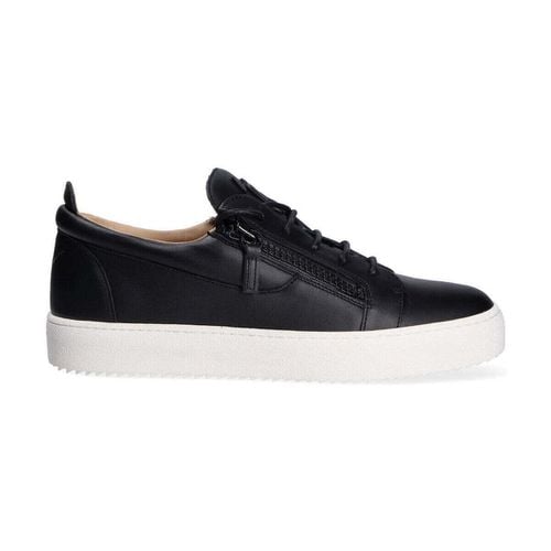 Sneakers sneaker Low Top pelle nera - Giuseppe Zanotti - Modalova