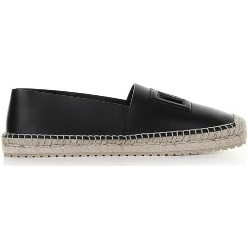 Scarpe Espadrillas Espadrillas in pelle con logo - D&g - Modalova