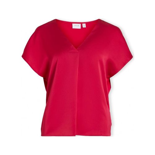 Camicetta Noos Top Ellette V - Cerise - Vila - Modalova