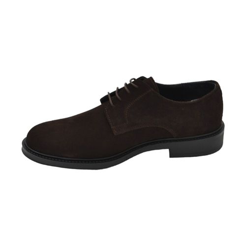 Scarpe Scarpa uomo Derby classico stringato vera pelle scamosciato mar - Malu Shoes - Modalova