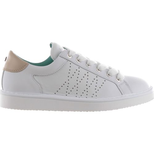 Sneakers Sneaker in pelle bianco sabbia - Panchic - Modalova