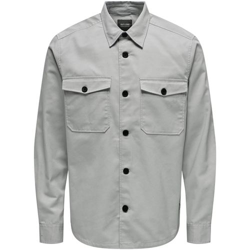 Camicia a maniche lunghe ONSMILO OVR MERCERIZED TWILL LS SHIRT - Only & Sons - Modalova