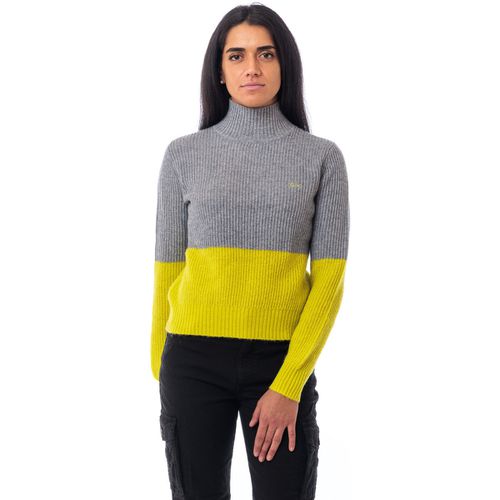 Maglione TURTLE NECK WITH STRIPES ON BOTTOM - Sun68 - Modalova