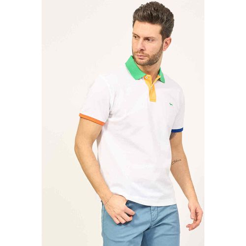 T-shirt & Polo Polo uomo Harmont Blaine in cotone con contrasti - Harmont & Blaine - Modalova
