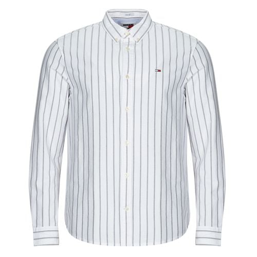 Camicia a maniche lunghe TJM REG OXFORD STRIPE SHIRT - Tommy Jeans - Modalova