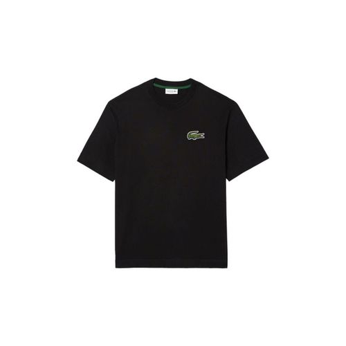 T-shirt T-shirt Loose Fit Large Crocodile Uomo Black - Lacoste - Modalova