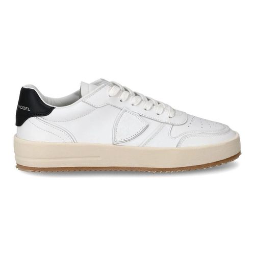 Sneakers VNLD V002 - NICE LOW-VEAU BLANC - NOIR - Philippe Model - Modalova