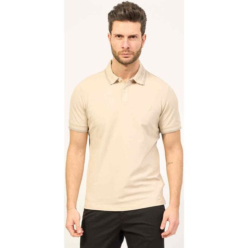 T-shirt & Polo Polo da uomo in cotone con logo sul colletto - Guess - Modalova