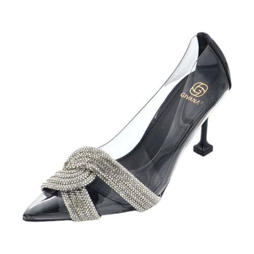 Scarpe Decollete scarpa donna a punta trasparente con nodo argent - Malu Shoes - Modalova