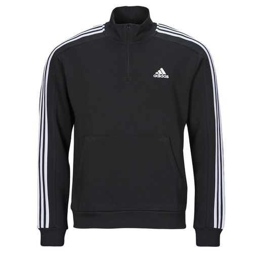 Felpa Essentials Fleece 3-Stripes 1/4-Zip Sweatshirt - Adidas - Modalova