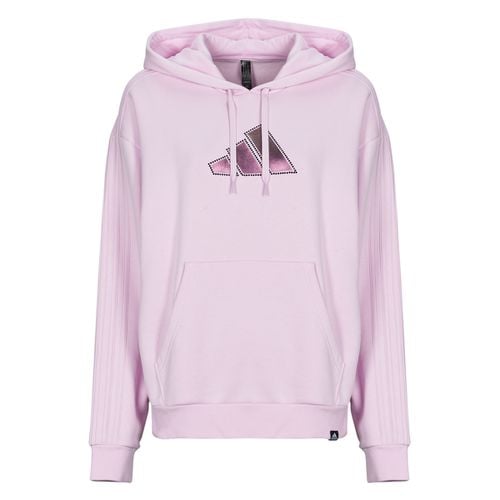 Felpa Holiday Graphic 3-Stripes Oversized Hoodie - Adidas - Modalova