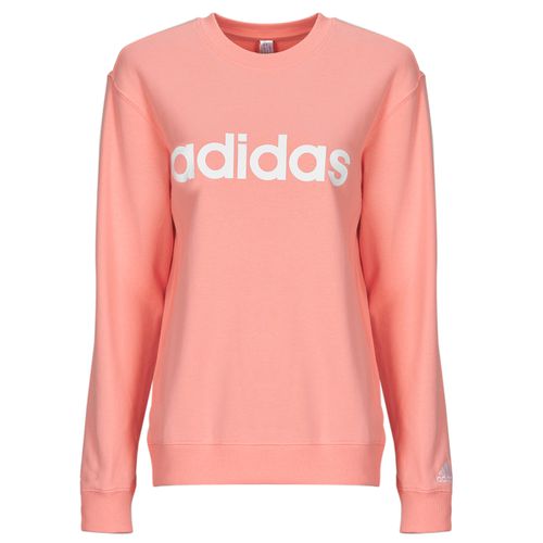 Felpa Essentials Linear French Terry Sweatshirt - Adidas - Modalova