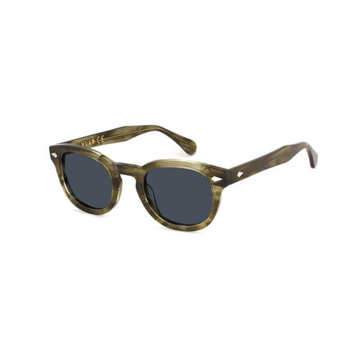 Occhiali da sole 8004 stile moscot Occhiali da sole, Verde strisciato/Fumo, 5 - Xlab - Modalova