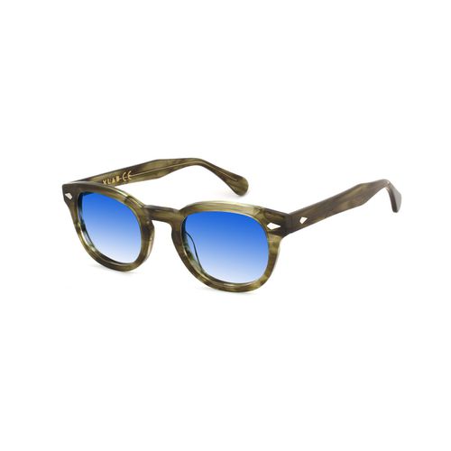 Occhiali da sole 8004 stile moscot Occhiali da sole, Verde strisciato/Azzurro - Xlab - Modalova