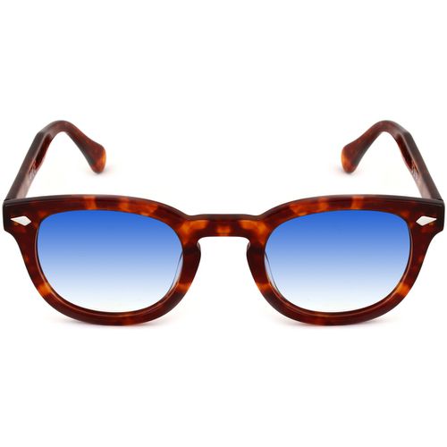 Occhiali da sole 8004 stile moscot Occhiali da sole, Havana chiaro/Azzurro, 4 - Xlab - Modalova