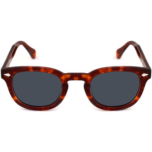 Occhiali da sole 8004 stile moscot Occhiali da sole, Havana chiaro/Fumo, 48 m - Xlab - Modalova