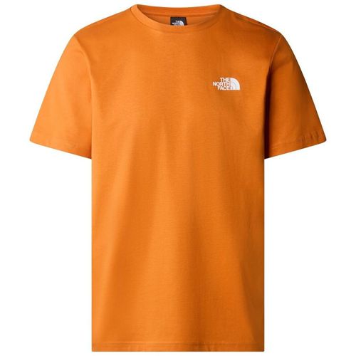 T-shirt & Polo NF0A87NP M SS BOX NSE TEE-PCO ORANGE - The north face - Modalova