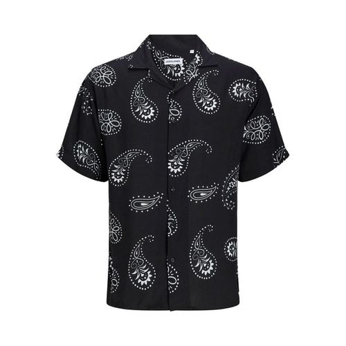 Camicia a maniche lunghe 12248448 ABSTRACT-BLACK - Jack & jones - Modalova