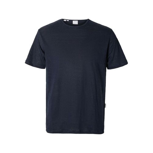 T-shirt & Polo 16089504 BETH LINEN SS-SKY CAPTAIN - Selected - Modalova
