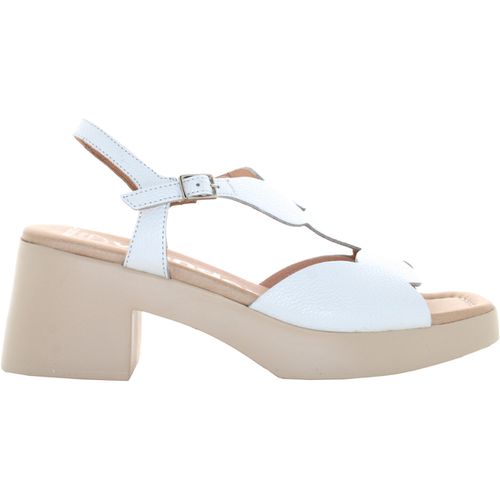 Sandali donna sandalo con tacco D-1012 WILD BIANCO - Wonders - Modalova