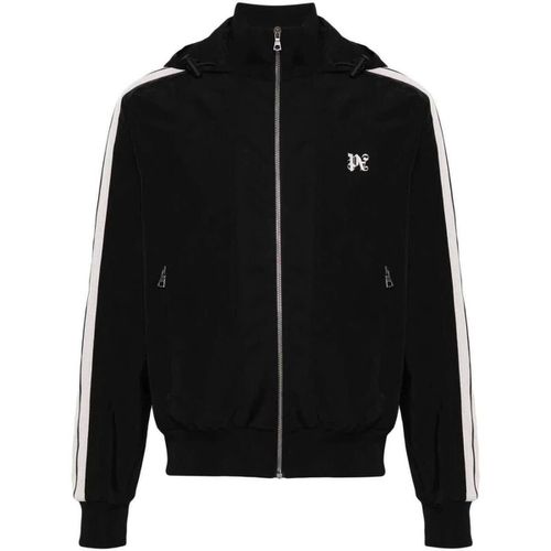 Giacca MONOGRAM NYLON TRACK JACKET - Palm Angels - Modalova