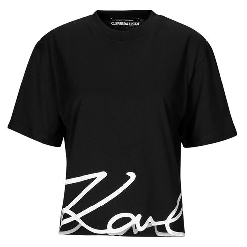 T-shirt KARL SIGNATURE HEM T-SHIRT - Karl Lagerfeld - Modalova