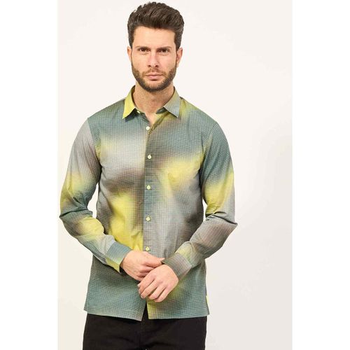 Camicia a maniche lunghe Camicia uomo casual in cotone - EAX - Modalova