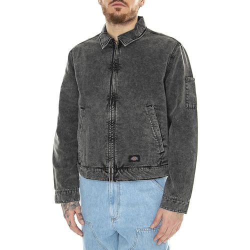 Giacche Newington Jacket Double Dye / Acid Wash Black - Dickies - Modalova