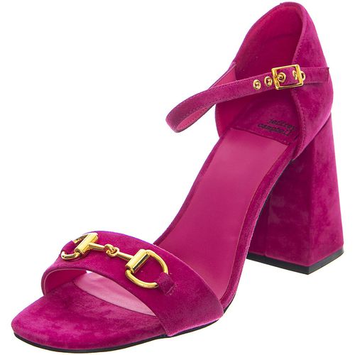 Sandali Pop-Star-B Fuchsia Gold Suede - Jeffrey Campbell - Modalova