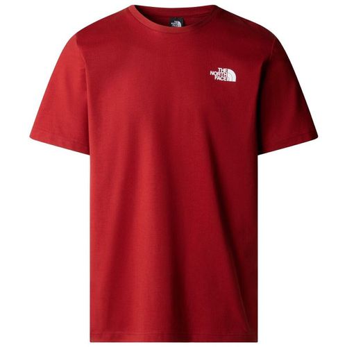 T-shirt & Polo NF0A87NP M SS BOX NSE TEE-POJ IRON RED - The north face - Modalova