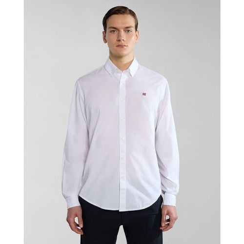 Camicia a maniche lunghe G-GRAIE NP0A4H1E-002 WHITE - Napapijri - Modalova